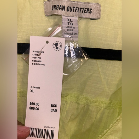 NWT Urban Outfitters Janie Puff Sleeve Blouse, XL - Picture 7 of 10